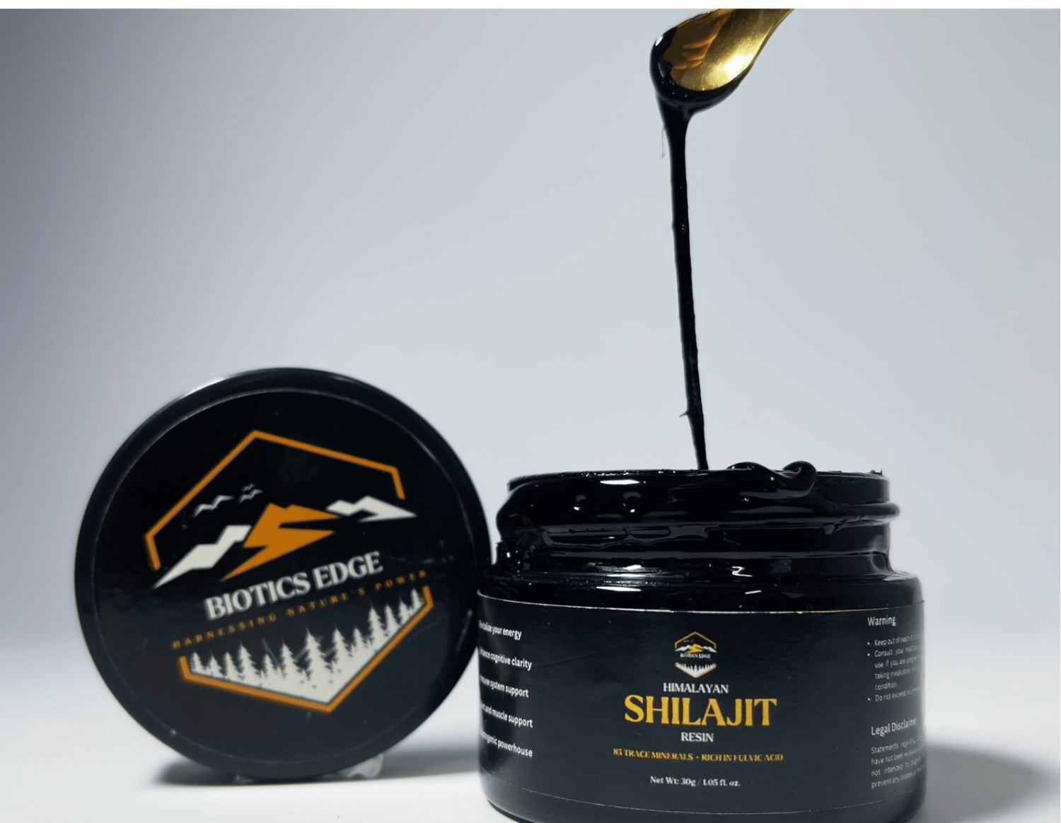 Biotics Edge Shilajit Side