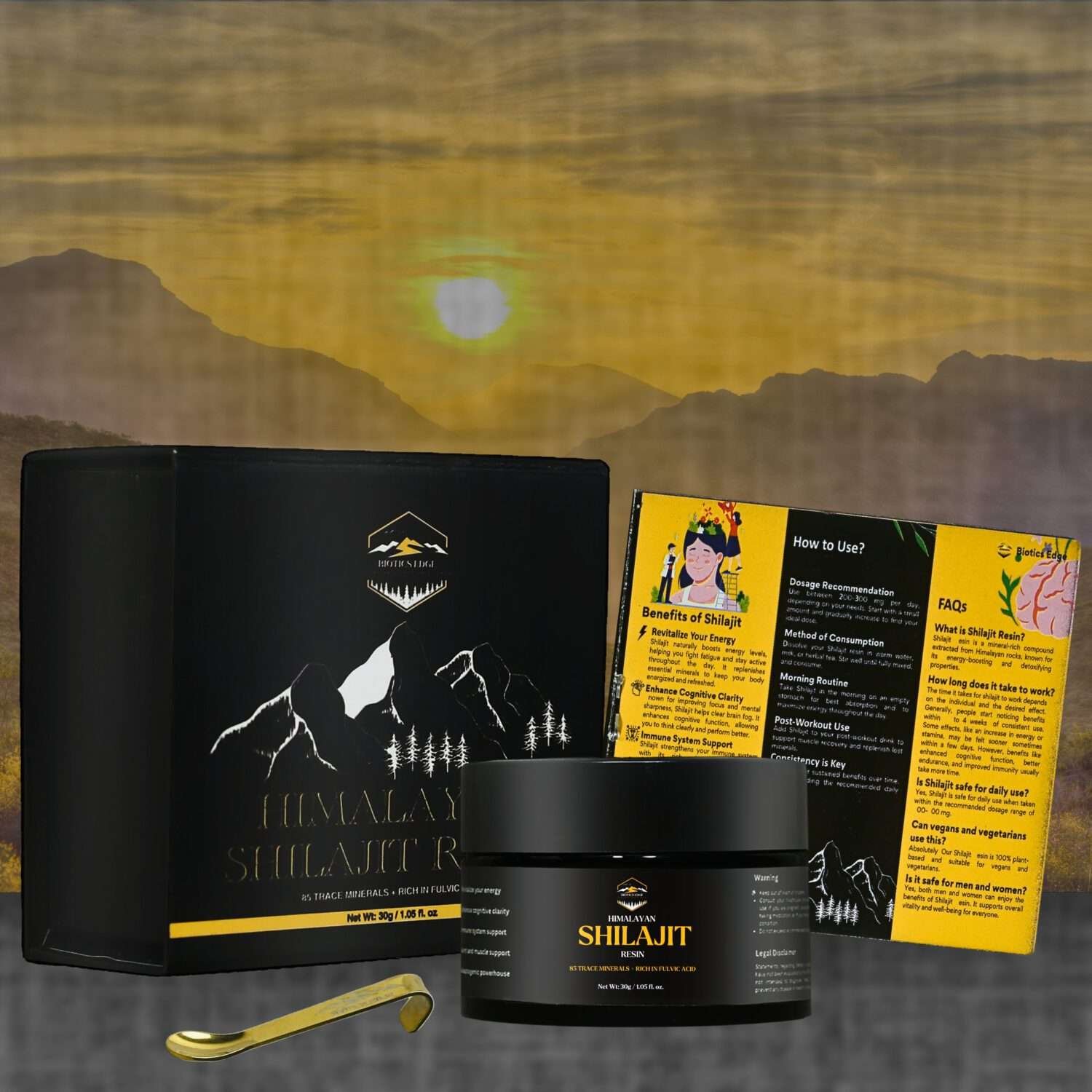 Biotics Edge Shilajit Product